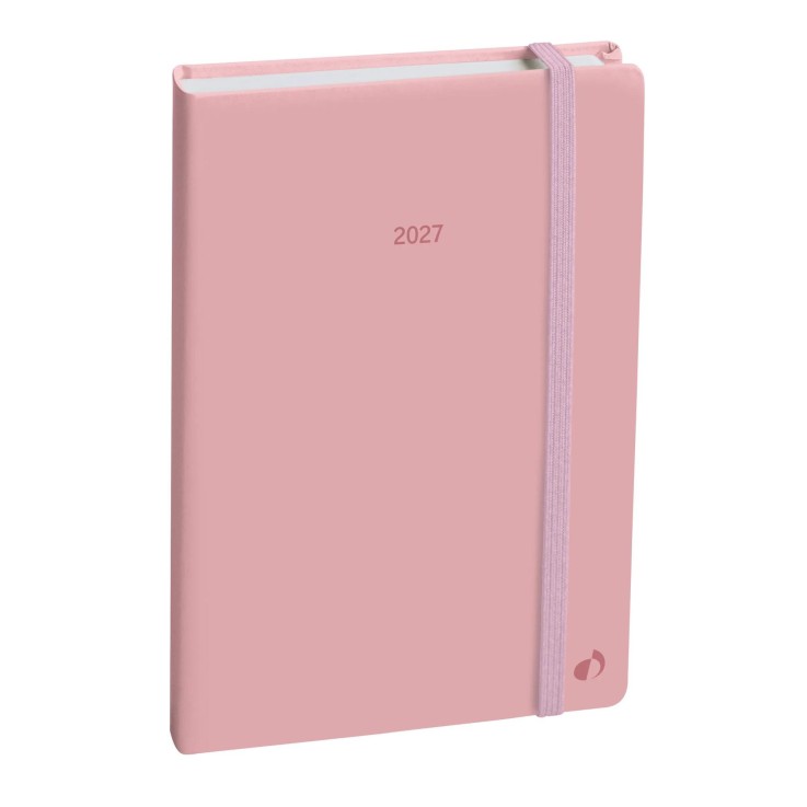 Agenda 2027 - Affaires Color - Semainier Planning - Pastel Rose clair - 10x15cm