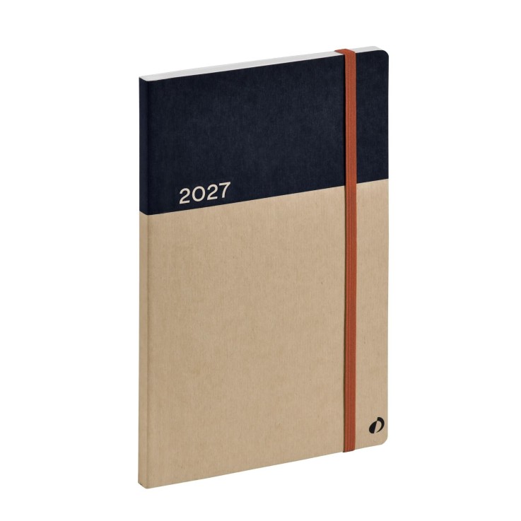 Agenda 2027 - Affaires Recyclé - Semainier Planning - Bleu - 10x15cm