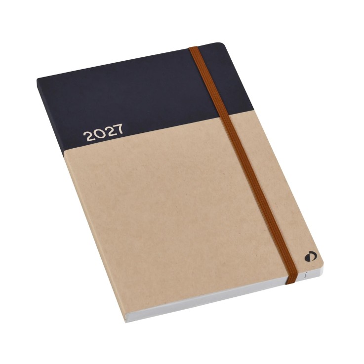 Agenda 2027 - Affaires Recyclé - Semainier Planning - Bleu - 10x15cm