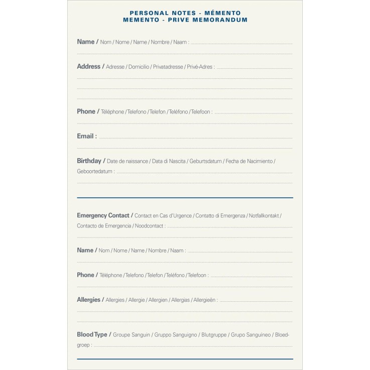 Agenda 2027 - Affaires Recyclé - Semainier Planning - Orange - 10x15cm