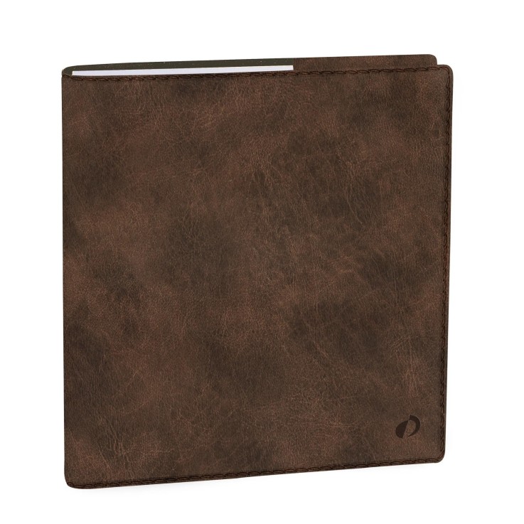 Agenda 2027 - Exécutif - Semainier Planning - Bergame Marron - 16x16cm