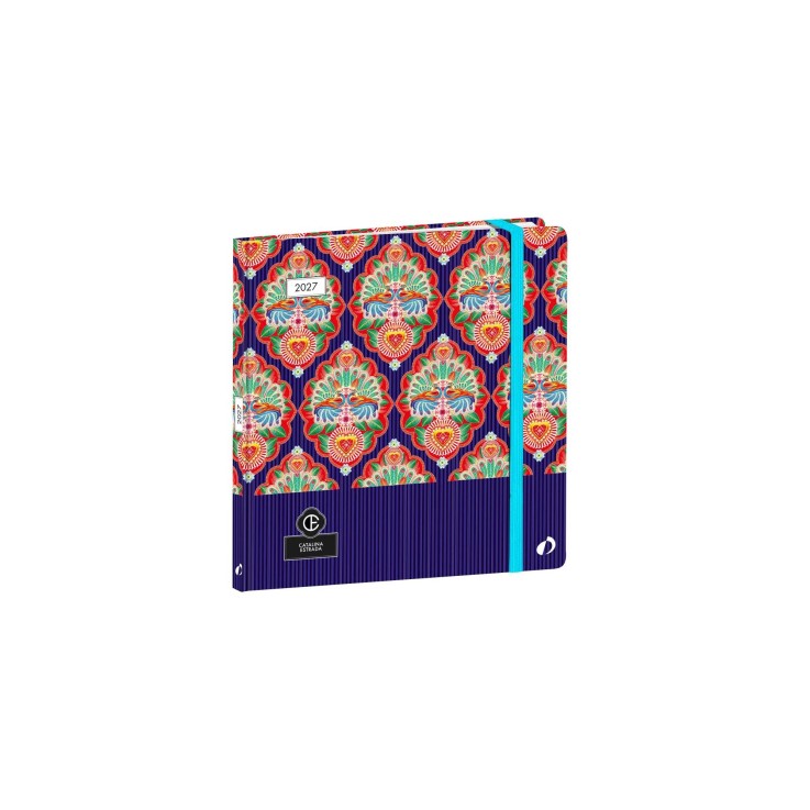 Agenda 2027 - Exécutif - Semainier Planning - Catalina Estrada Multicolore - 16x16cm