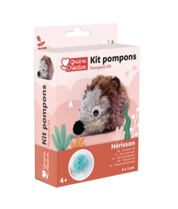Kit de pompons - hérisson