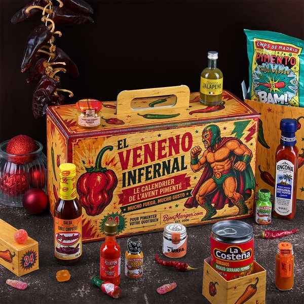 Calendrier de l'avent Tout en Piment - Le calendrier gourmand