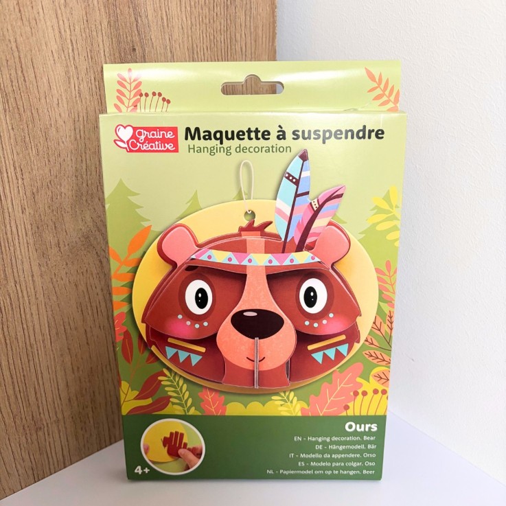 Maquette à construire et suspendre - Ours