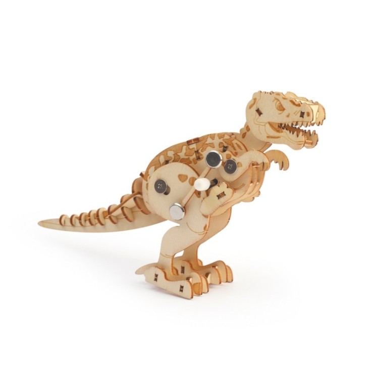 MAQUETTE  EN BOIS 3D MECANIQUE  T-REX