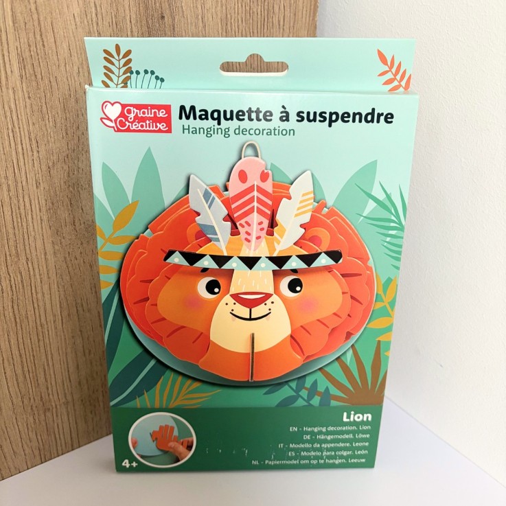 Maquette à construire et suspendre - Lion