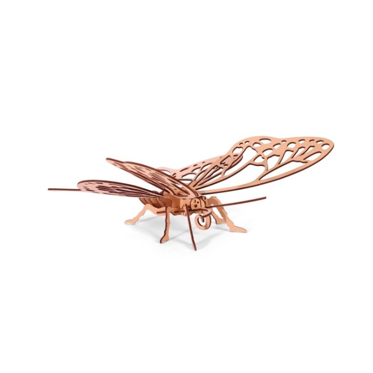MAQUETTE BOIS 3D PAPILLON 22 PCES