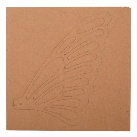 MAQUETTE BOIS 3D PAPILLON 22 PCES