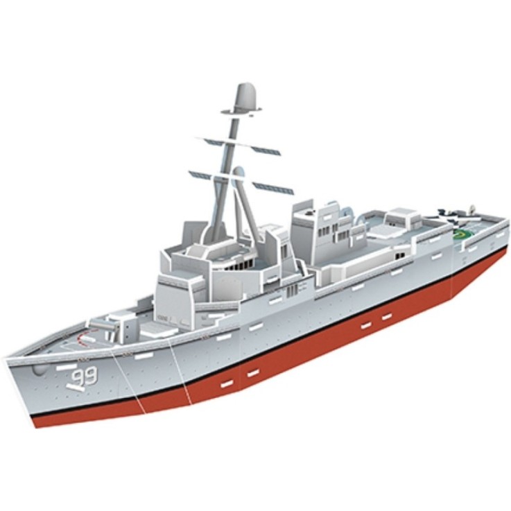 Maquette 3D Mousse Navire de Combat
