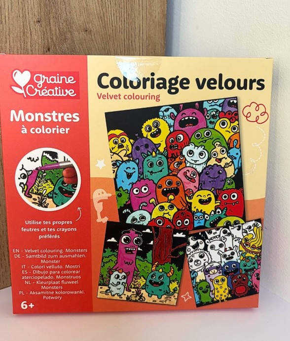 Kit de coloriage en velours...