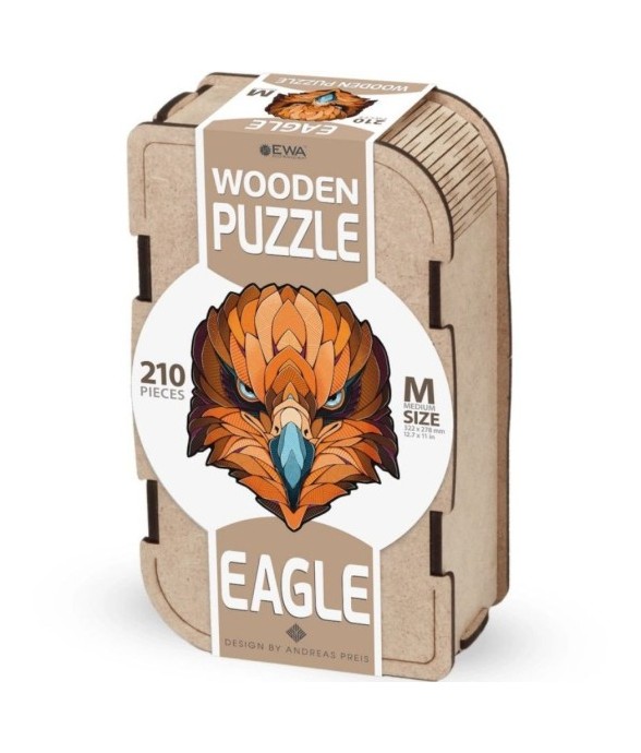 Puzzle en bois Tête d'Aigle...