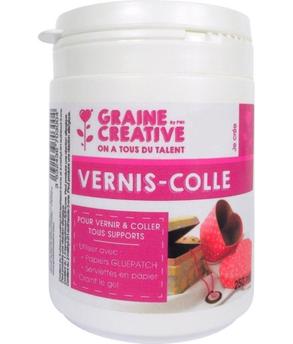 Vernis-colle brillant 250 ml
