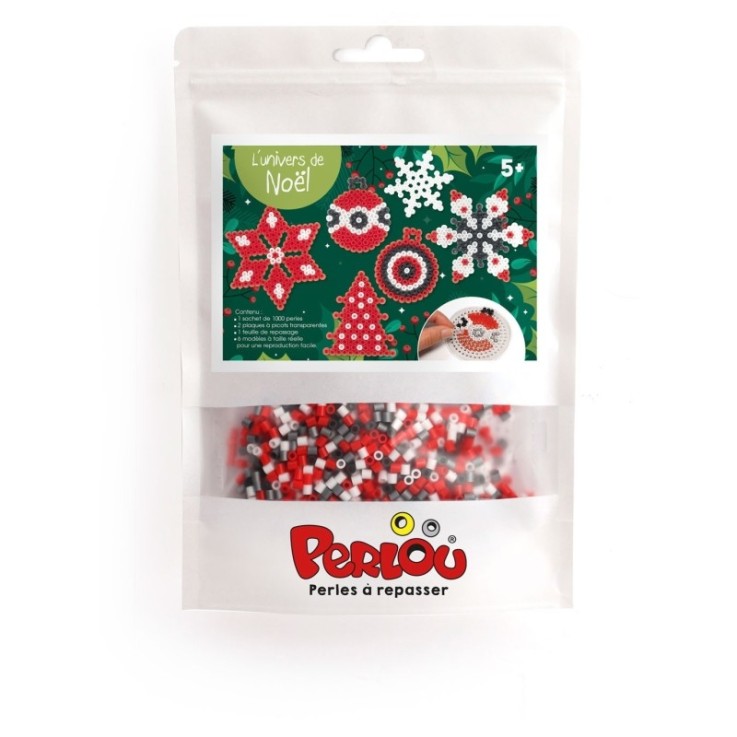Kit de perles à repasser Perlou Noël - 1000 perles