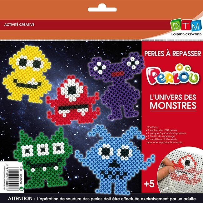 Kit de perles à repasser Perlou Noël - 1000 perles