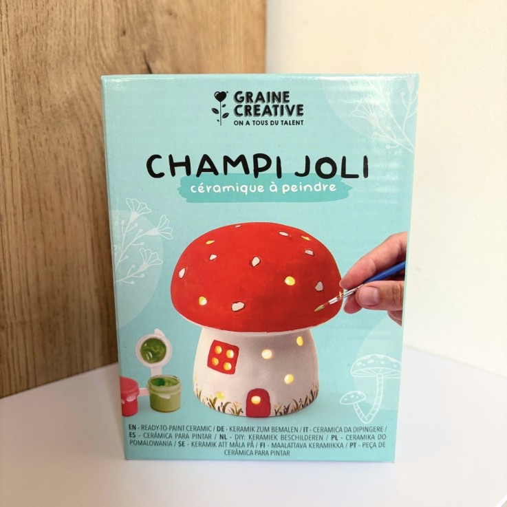 Kit de céramique à peindre - Champi Joli