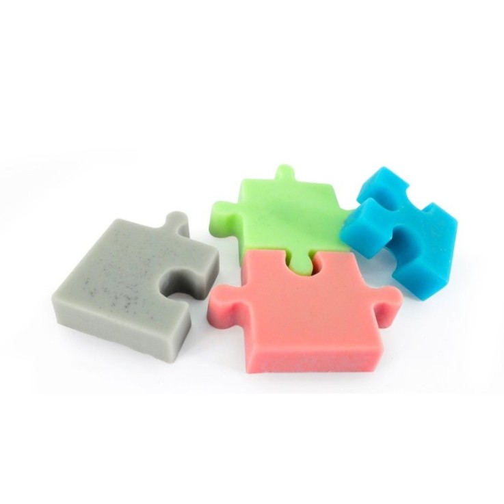 Moule à savon puzzle - 6 x 6 cm