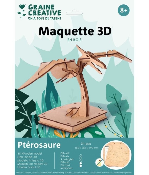 Maquette 3D de ptérosaure -...