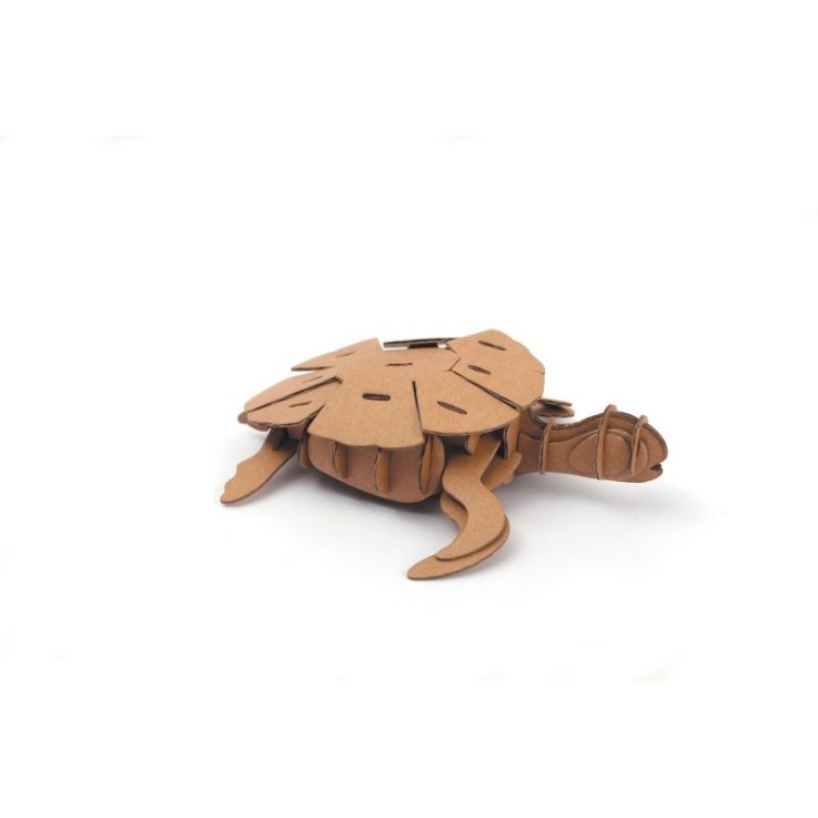 Maquette tortue en carton - 15,5 x 13 x 5,5 cm