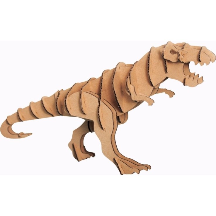 Maquette 3D de tyrannosaure - 20 x 7 x 10 cm