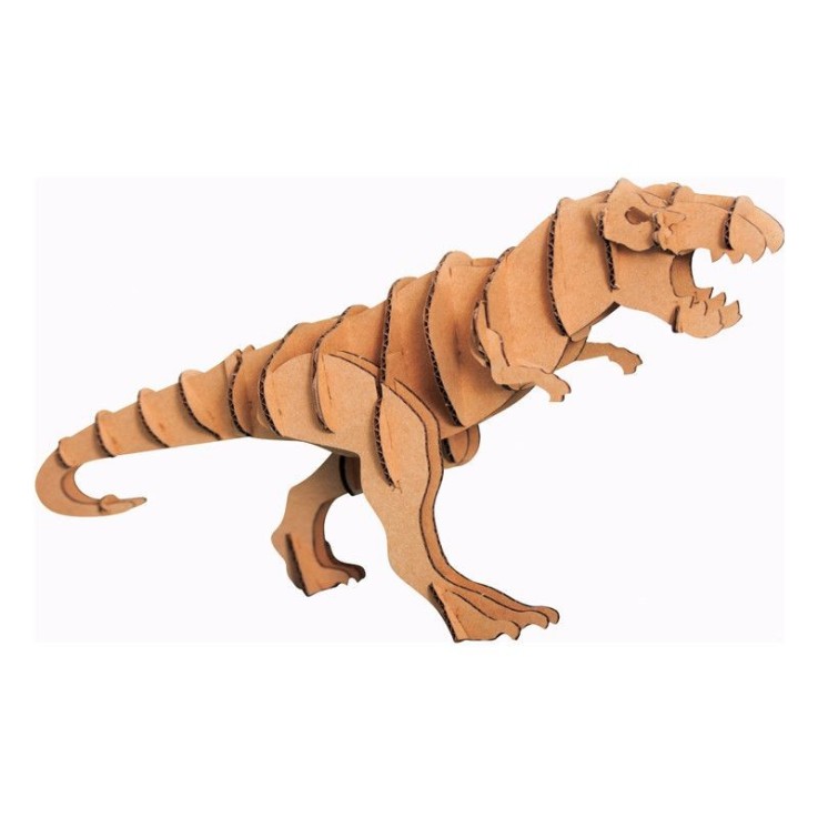 Maquette 3D de tyrannosaure - 20 x 7 x 10 cm