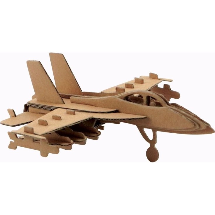 Maquette d'avion en carton - 16,5 x 17,5 x 6 cm