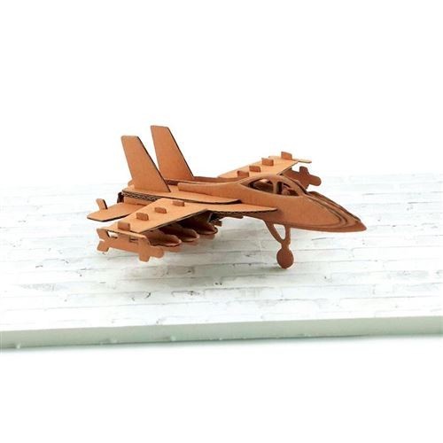 Maquette d'avion en carton - 16,5 x 17,5 x 6 cm
