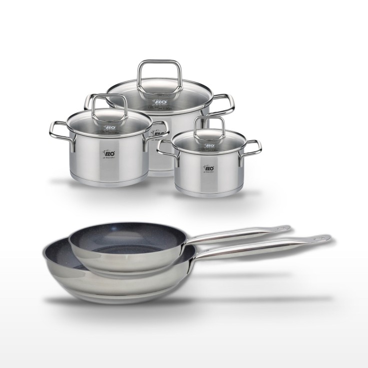 Batterie de cuisine Profi Therm Platinum en inox - lot de 5 pièces