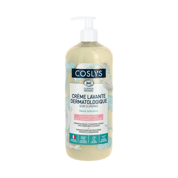 Crème lavante dermatologique Haute tolérance Bio (1L)