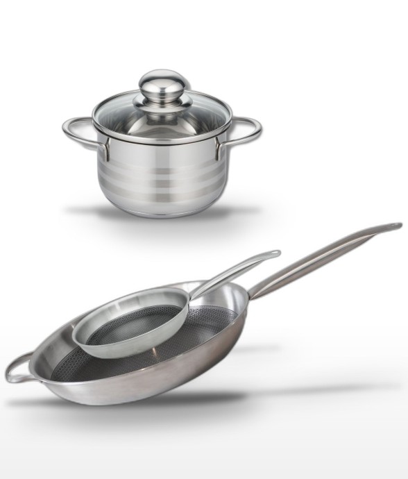 Batterie de cuisine Relief...