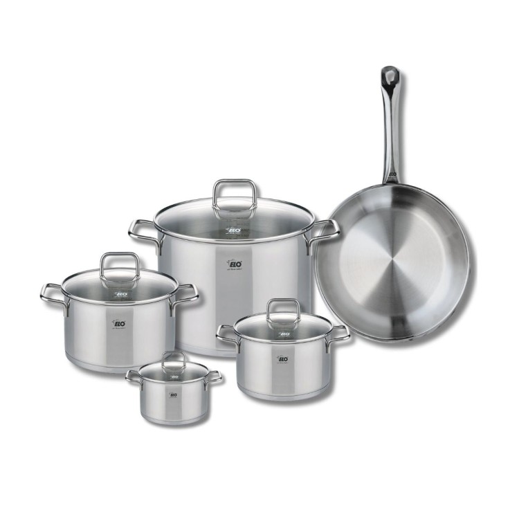 Batterie de cuisine Profi Citrin en inox - 5 pièces