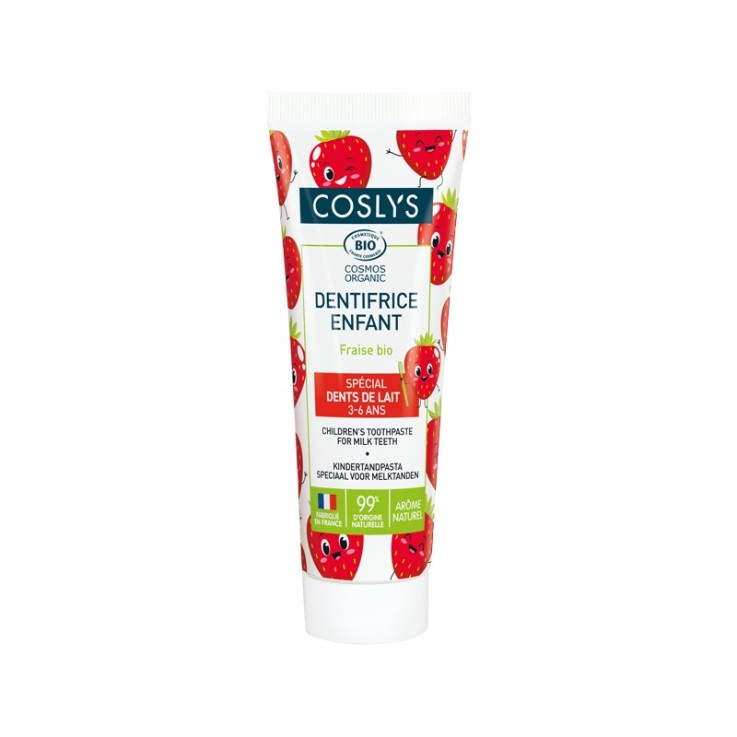 Dentifrice enfant Fraise Dents de lait Bio (50ml)