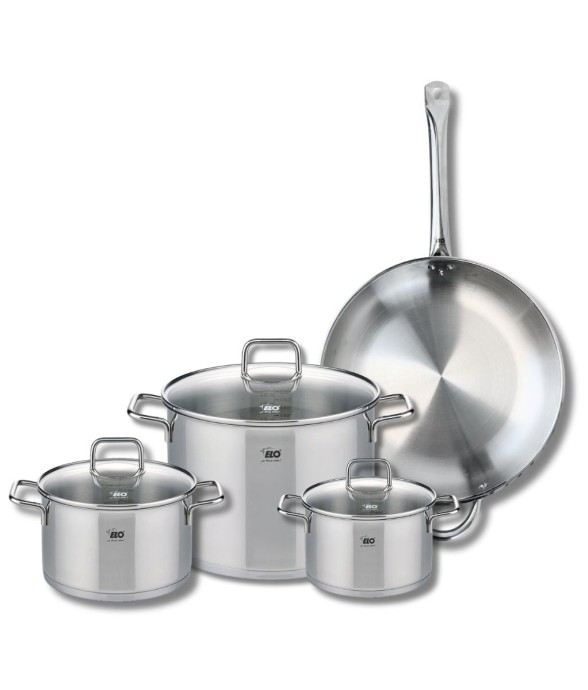 Batterie de cuisine en inox...