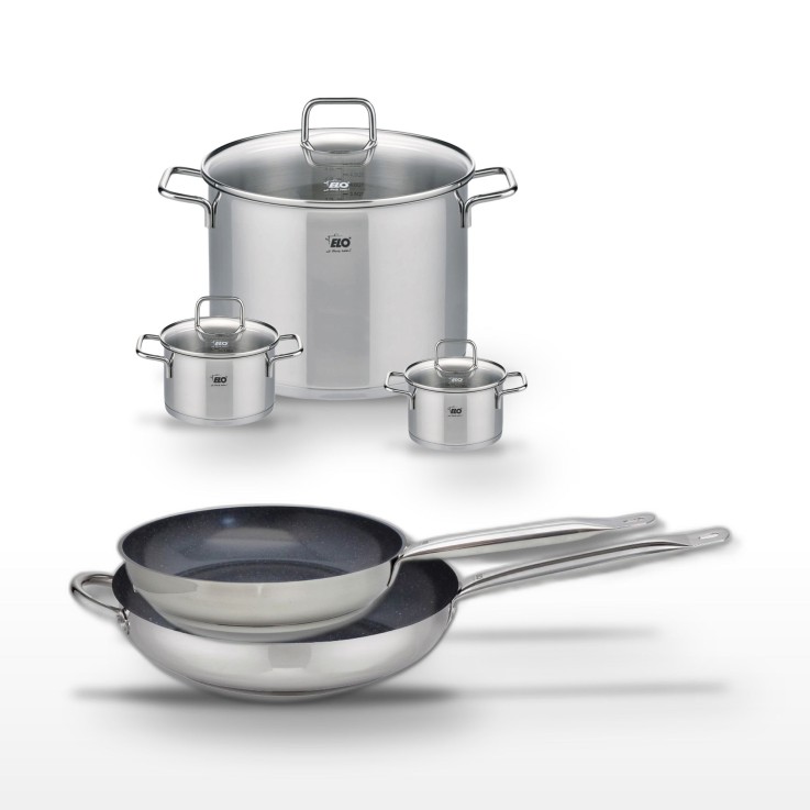 Batterie de cuisine Profi Therm Platinum en inox - lot de 5 pièces