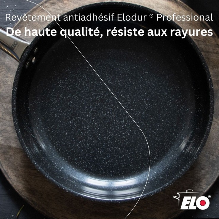 Batterie de cuisine Profi Therm Platinum en inox et céramique - 5 pièces