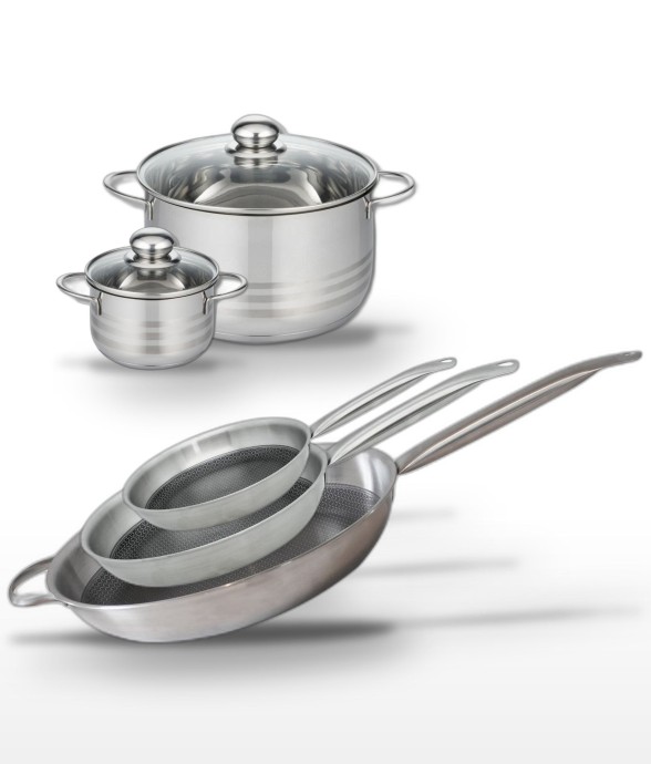 Batterie de cuisine Relief...