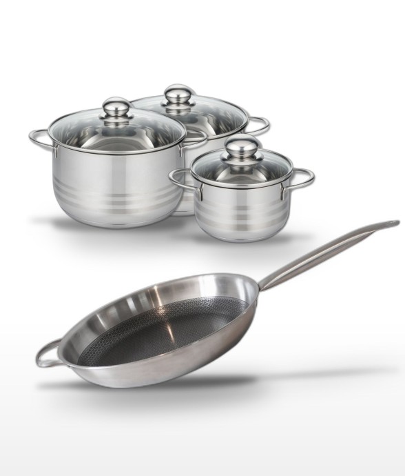 Batterie de cuisine Relief...