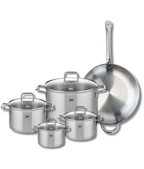 Batterie de cuisine en inox...