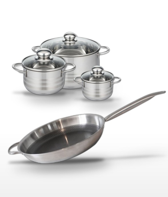 Batterie de cuisine Relief...