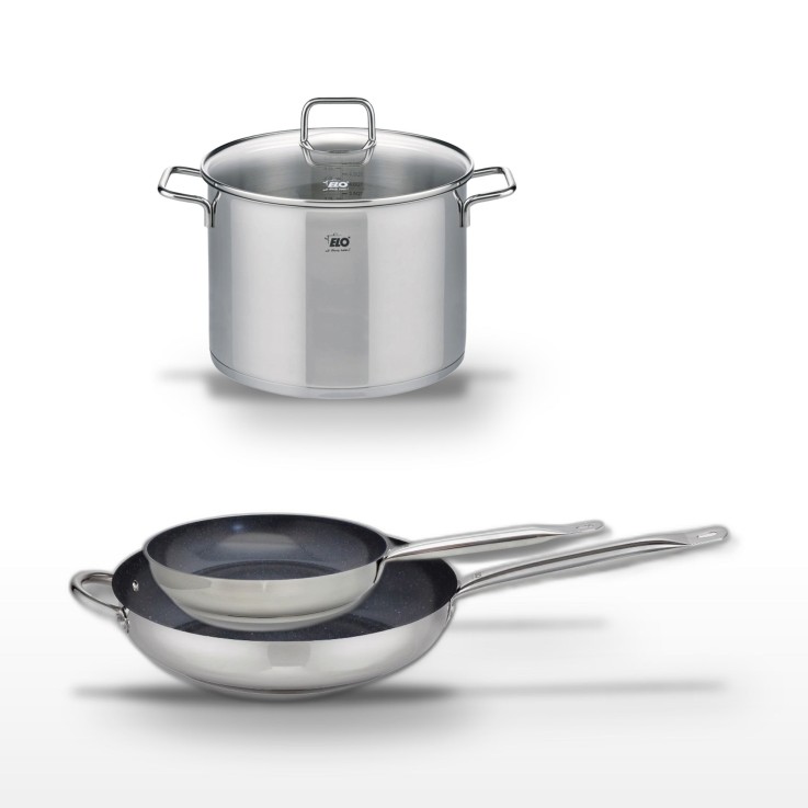 Batterie de cuisine Profi Therm Platinum - 24 cm - 32 cm - 26 cm