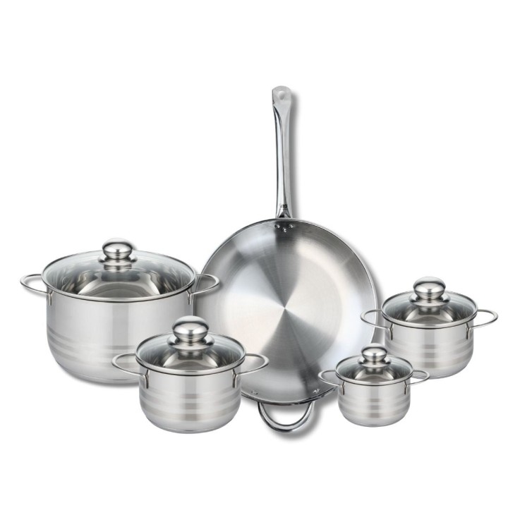 Batterie de cuisine Profi Brillant en inox - 5 pièces