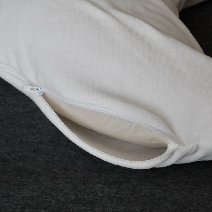 Petit coussin d'allaitement en laine bio