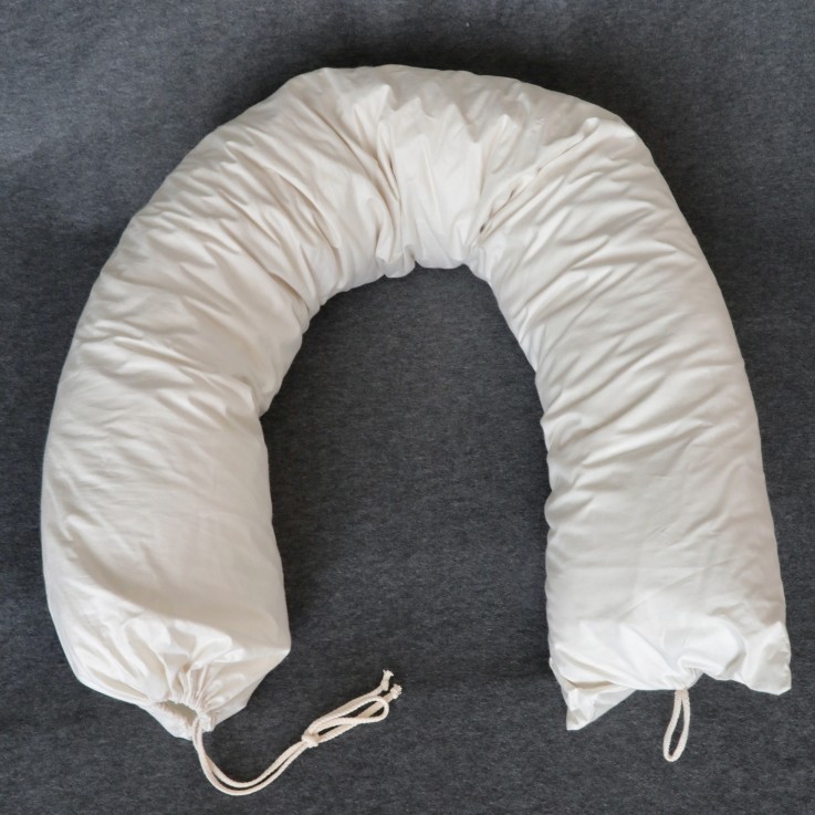 Coussin d'allaitement en laine bio