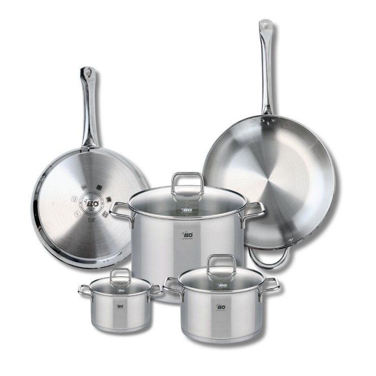 Batterie de cuisine Profi Citrin en inox - 5 pièces - 14 à 32 cm
