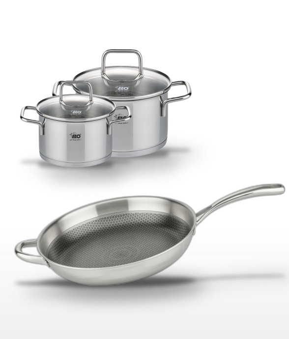 Batterie de cuisine Relief...