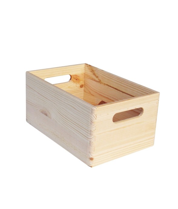 Boîte empilable en pin...