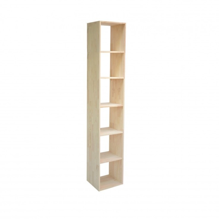 Etagère en pin massif Germain 6X1