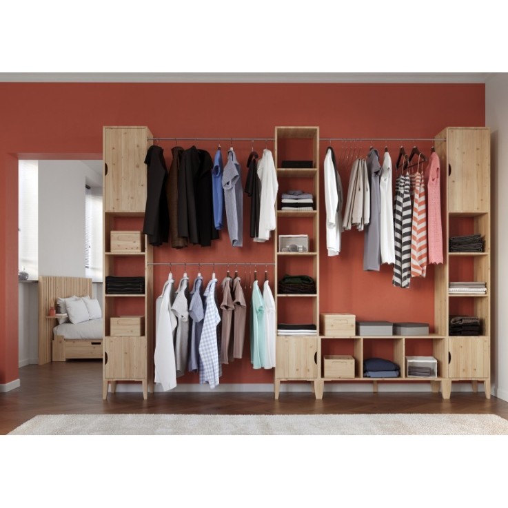Etagère en pin massif Germain 6X1