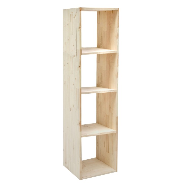 Etagère en pin massif Germain 4X1