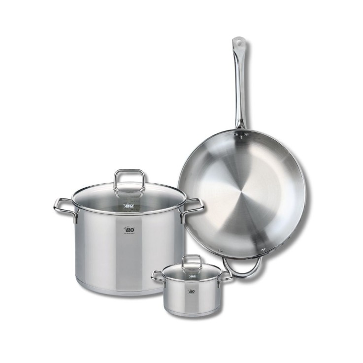 Batterie de cuisine Profi Citrin en inox - 32 cm - 14/26 cm